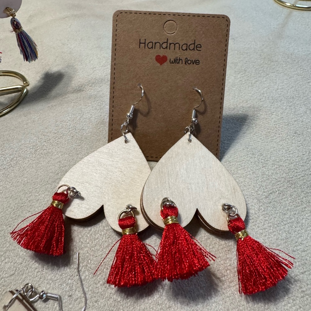 💕Boobie Tassel Earrings - Handmade Breast Dangle Earrings | Funny Boob Earrings💕